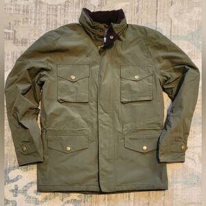 Mens Barbour Jersey Jacket. Olive Green. Size M. Like New.